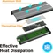 Akasa M.2 PCIe NVMe SSD to USB 3.2 Gen 2x2 Aluminium Enclosure, USB-C 3.2 Vorschaubild