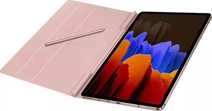Samsung EF-BT970 Book Cover für Galaxy Tab S7+ Mystic bronze