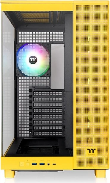 Thermaltake View 380 XL TG ARGB Bumblebee, gelb, Glasfenster
