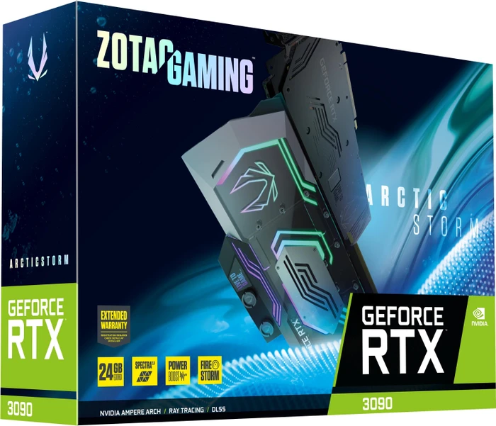 Zotac Gaming GeForce RTX 3090 ArcticStorm, 24GB GDDR6X, HDMI, 3x DP