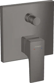 Hansgrohe Metropol Wannenmischerarmatur Unterputz mit Hebelgriff für iBox universal brushed black chrome