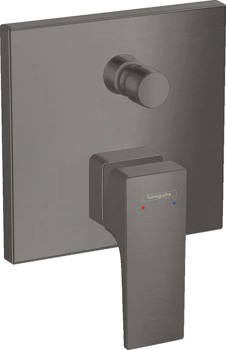 Hansgrohe Metropol Wannenmischerarmatur Unterputz mit Hebelgriff für iBox universal brushed black chrome