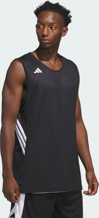 adidas 3G Speed Reversible Basketball Trikot ärmellos schwarz/weiß (Herren)