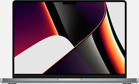 Apple MacBook Pro 14.2", Space Gray, M1 Pro - 10 Core CPU / 16 Core GPU, 16GB RAM, 1TB SSD, DE [2021]