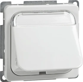 Schneider Electric Zentralplatte schräg für Leitungsauslaß bis 14mm reinweiß