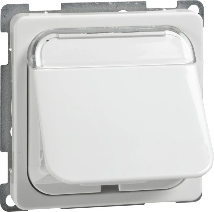 Schneider Electric Zentralplatte schräg für Leitungsauslaß bis 14mm reinweiß