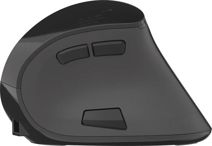 Natec Euphonie Vertical Wireless Mouse schwarz, USB/Bluetooth