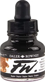 Daler Rowney FW Acrylic Ink sepia, 29.5ml