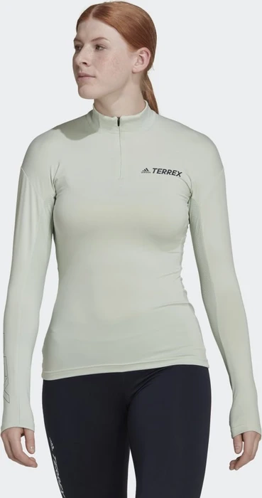 adidas Terrex Xperior Funktionsshirt langarm linen green (Damen)