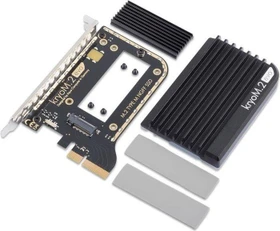 Aqua Computer kryoM.2 evo PCIe 3.0/4.0 x4 Adapter mit Passivkühler