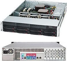 Supermicro SuperChassis 825TQC-600LPB, grau/schwarz, 2HE, 1x 600W