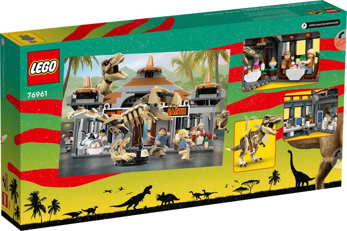 LEGO Jurassic World - Angriff des T. rex und des Raptors aufs Besucherzentrum