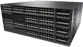 Cisco Catalyst 3650 IP Base Rackmount Gigabit Managed Stacking Switch, 24x RJ-45, 4x SFP, 390W PoE+ (WS-C3650-24PWS-S)