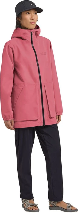 Jack Wolfskin Terraview 2L Funktionsmantel evening rose (Damen)