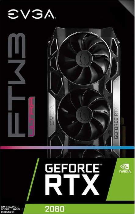 EVGA GeForce RTX 2080 FTW3 Ultra Gaming, 8GB GDDR6, HDMI, USB-C, 3x DP