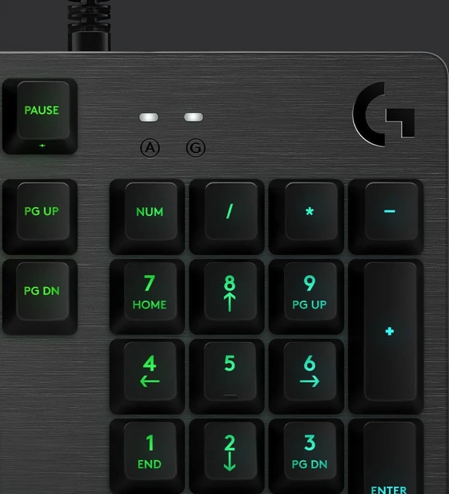 Logitech G513 Carbon, schwarz, Romer-G Linear, USB, DE
