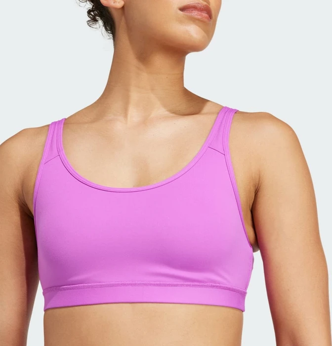 adidas All Me Essentials Medium-Support Sport-BH purple burst (Damen)
