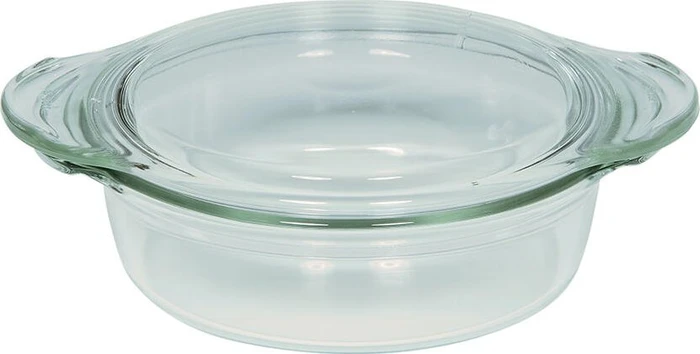 Riess Fashion Glas Auflaufform mit Deckel 1l
