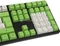 Ducky One PBT/grün, schwarz/weiß, MX BLUE, USB, DE Vorschaubild