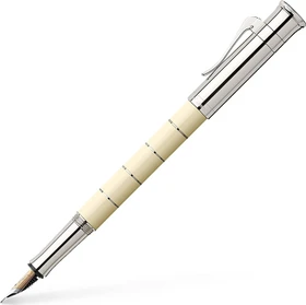 Graf von Faber-Castell Classic Anello elfenbein/silber, rechte Hand, breit