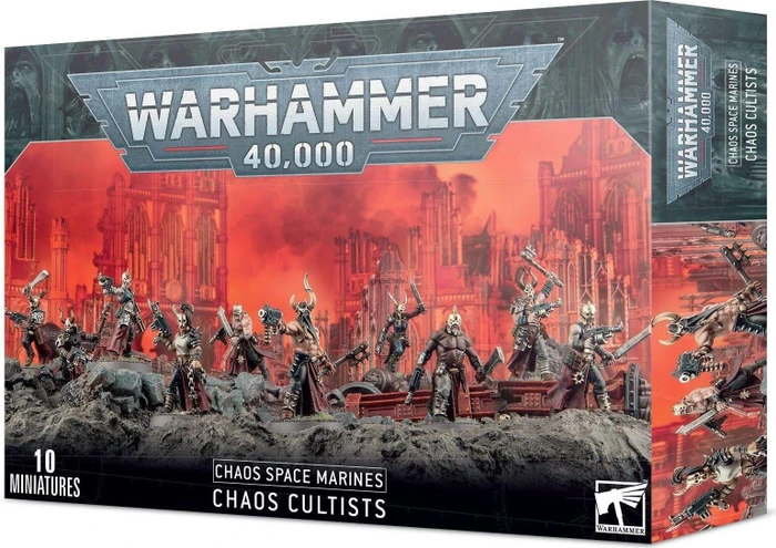 Games Workshop Warhammer 40.000 - Chaos Space Marines - Chaos Cultists