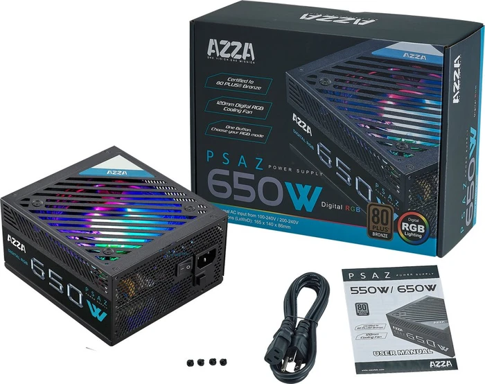 AZZA PSAZ New ARGB 650W, ATX