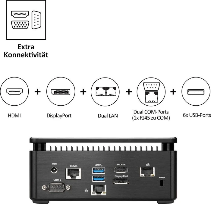MSI Cubi 3 Silent S-026EU, Core i5-7200U, 8GB RAM, 256GB SSD
