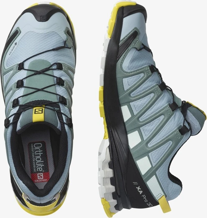 Salomon XA Pro 3D V8 GTX zen blue/white/golden kiwi (Damen)