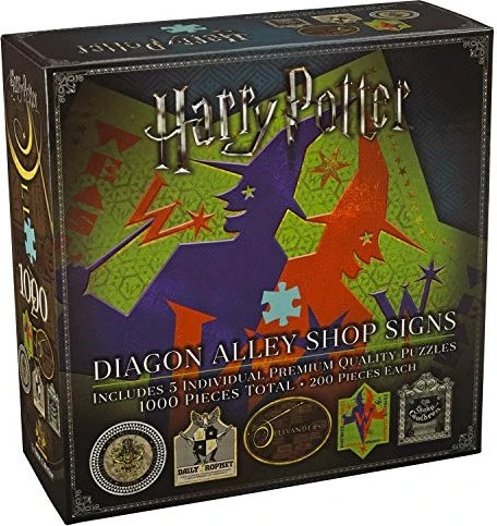 The Noble Collection Harry Potter Diagon Alley Shop Signs Puzzle