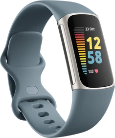 Fitbit Charge 5 Aktivitäts-Tracker steel blue/platinum