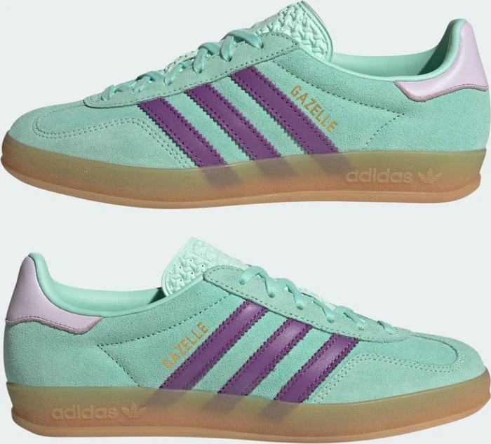 adidas Gazelle Indoor clear mint/active purple/ice lavender (Damen)