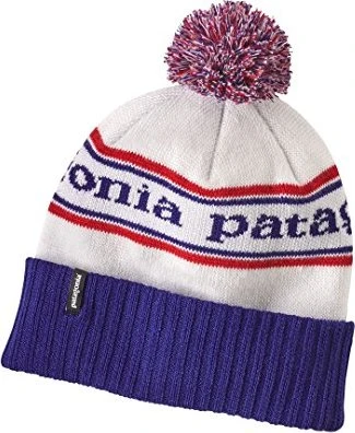 Patagonia Powder Town Beanie park stripe/viking blue
