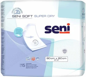 Seni Soft Super Dry Bettschutzeinlage, 60x90cm, 15 Stück