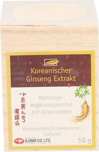 allcura Koreanischer Ginseng Extrakt Pulver, 50g