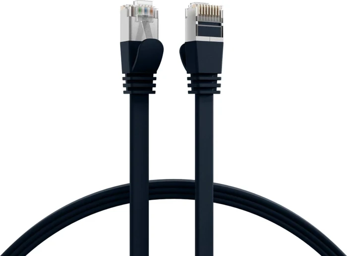 EFB Elektronik PVC Flach-Patchkabel, Cat6a, U/FTP, RJ-45/RJ-45