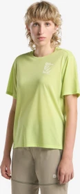 Jack Wolfskin Vonnan Graphic Funktionsshirt kurzarm explore cool matcha (Damen)