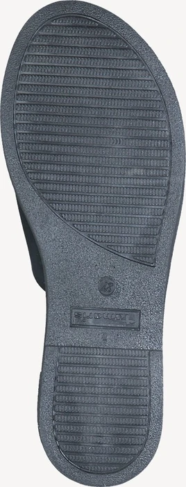 Tamaris Lederpantolette schwarz (Damen)