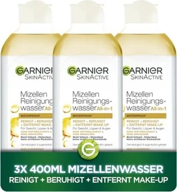 Garnier All-in-1 Waterproof Mizellen Reinigungswasser, 400ml