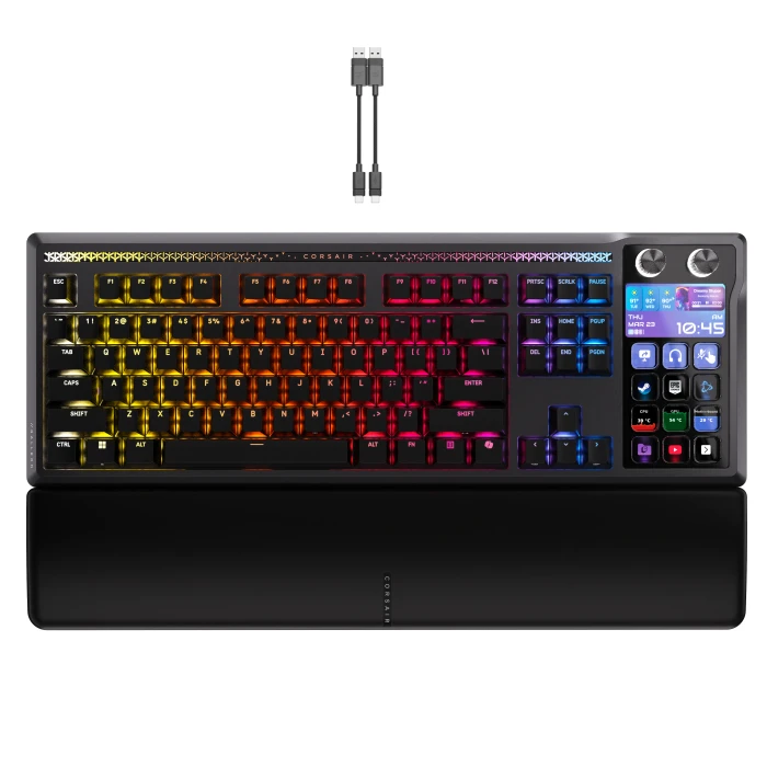 Corsair Galleon 100 SD mit integriertem Stream Deck, schwarz, LEDs RGB, MLX Pulse, USB, UK