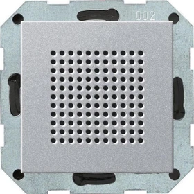 Gira System 55 Lautsprecher Unterputz-Radio RDS, alu