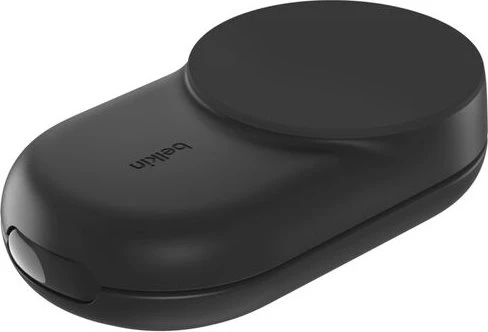 Belkin UltraCharge faltbare magnetische 3-in-1-Ladestation mit Qi2 (25W) rund schwarz