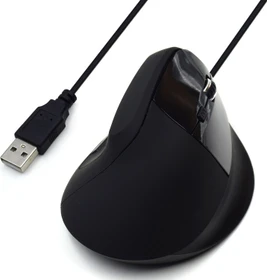 Ewent Wired Ergonomic Mouse schwarz, USB (EW3157)