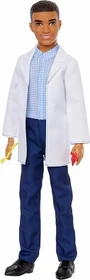 Mattel Barbie - Fashionistas Ken Zahnarzt-Puppe mit Zahnpflege-Zubehör