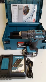 Makita DHP482RF1J Akku-Schlagbohrschrauber inkl. MAKPAC + Akku 3.0Ah