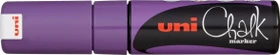 Uni-Ball ChalkGlass Marker Chisel Tip PWE-8K violett