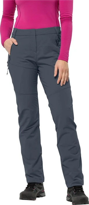 Jack Wolfskin Glastal Winter Hose lang graphite/cool grey (Damen)