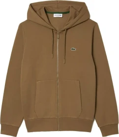 Lacoste Fleece Zip Hoodie braun (Herren)