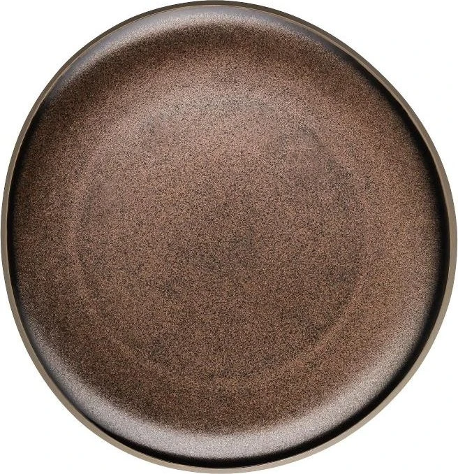 Rosenthal Junto Bronze Steinzeug Teller flach 22cm