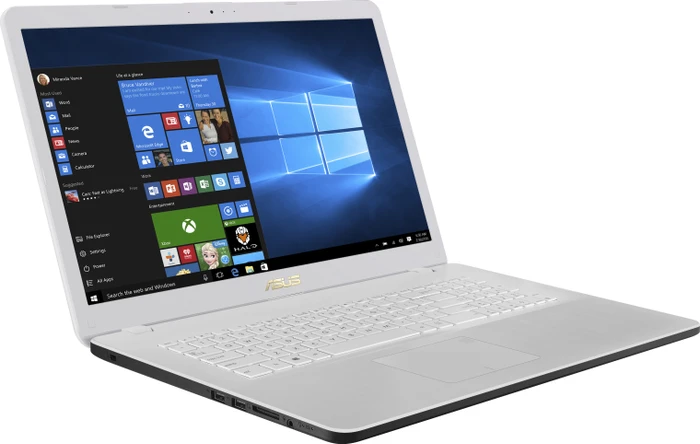 ASUS VivoBook 17 F705UA-BX968, Pearl White, Pentium Gold 4417U, 4GB RAM, 500GB HDD, DE