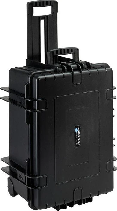 B&W International Outdoor Case Typ 6800 Trolley schwarz mit Schaumstoffeinsatz